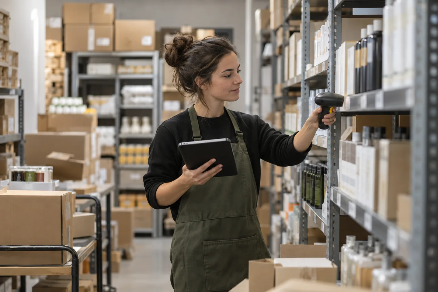 Imagen editorial sobre ¿Cómo ordenar inventario sin comprar de más ni quedarte sin producto?