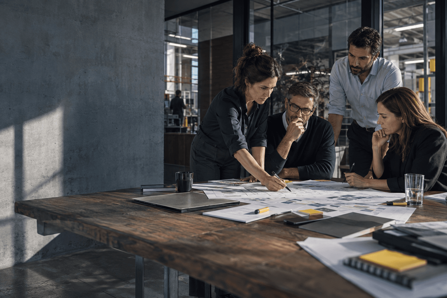 Trabajo estratégico y colaboración empresarial